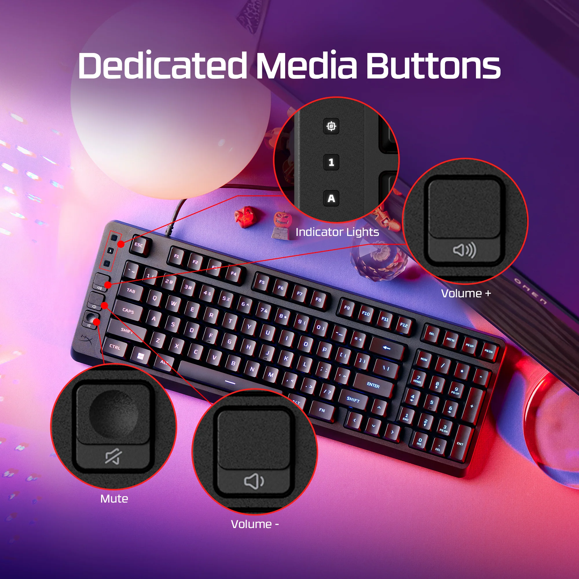 HyperX Eve 1800 - Gaming Keyboard - Image 5