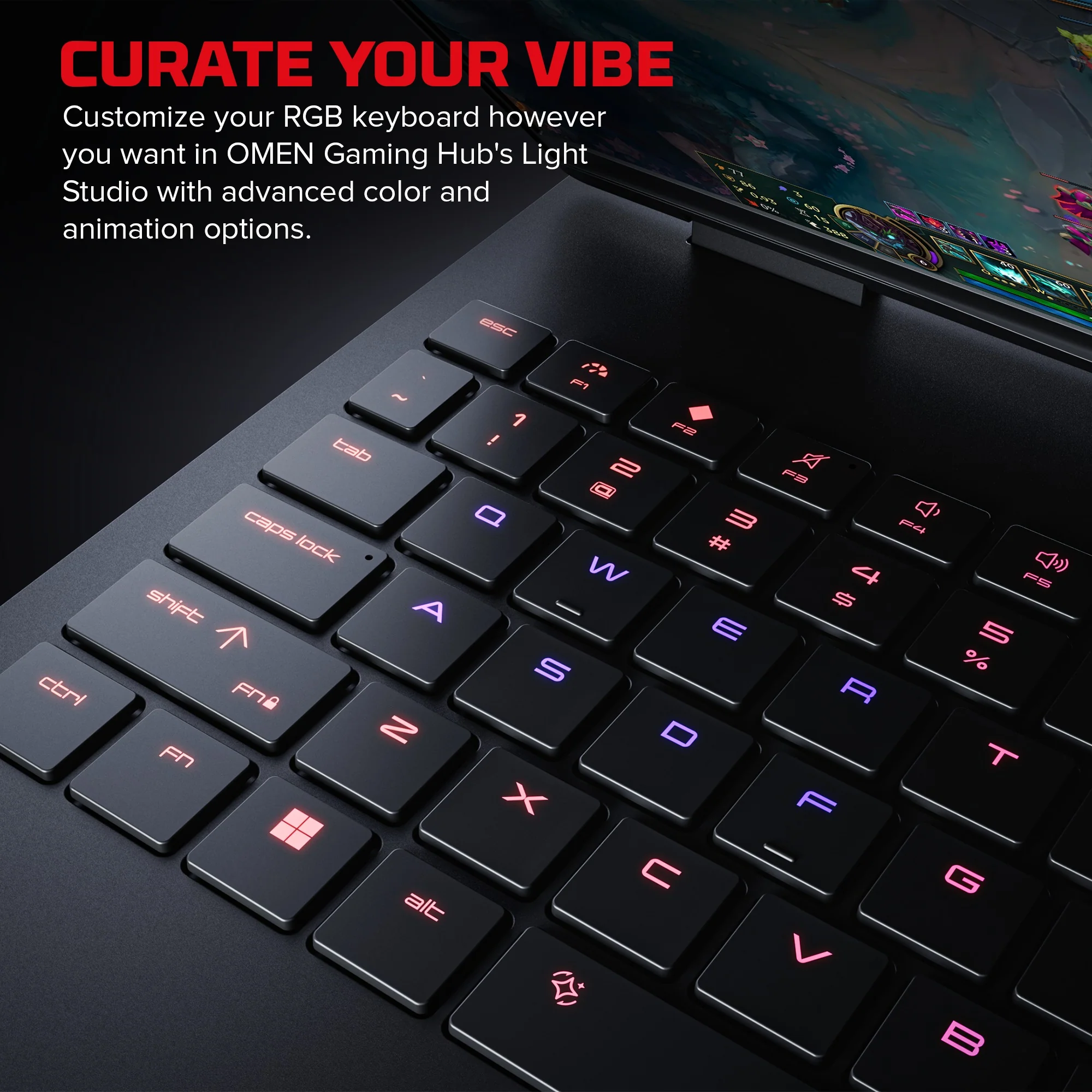 HyperX OMEN 15 inch Gaming Laptop PC 15-ga0002na, Windows 11 Home, 15.3", Intel® Core™ i7, 16GB RAM, 1TB SSD, NVIDIA® GeForce RTX™ 5060, 2.5K, Shadow black - Image 3