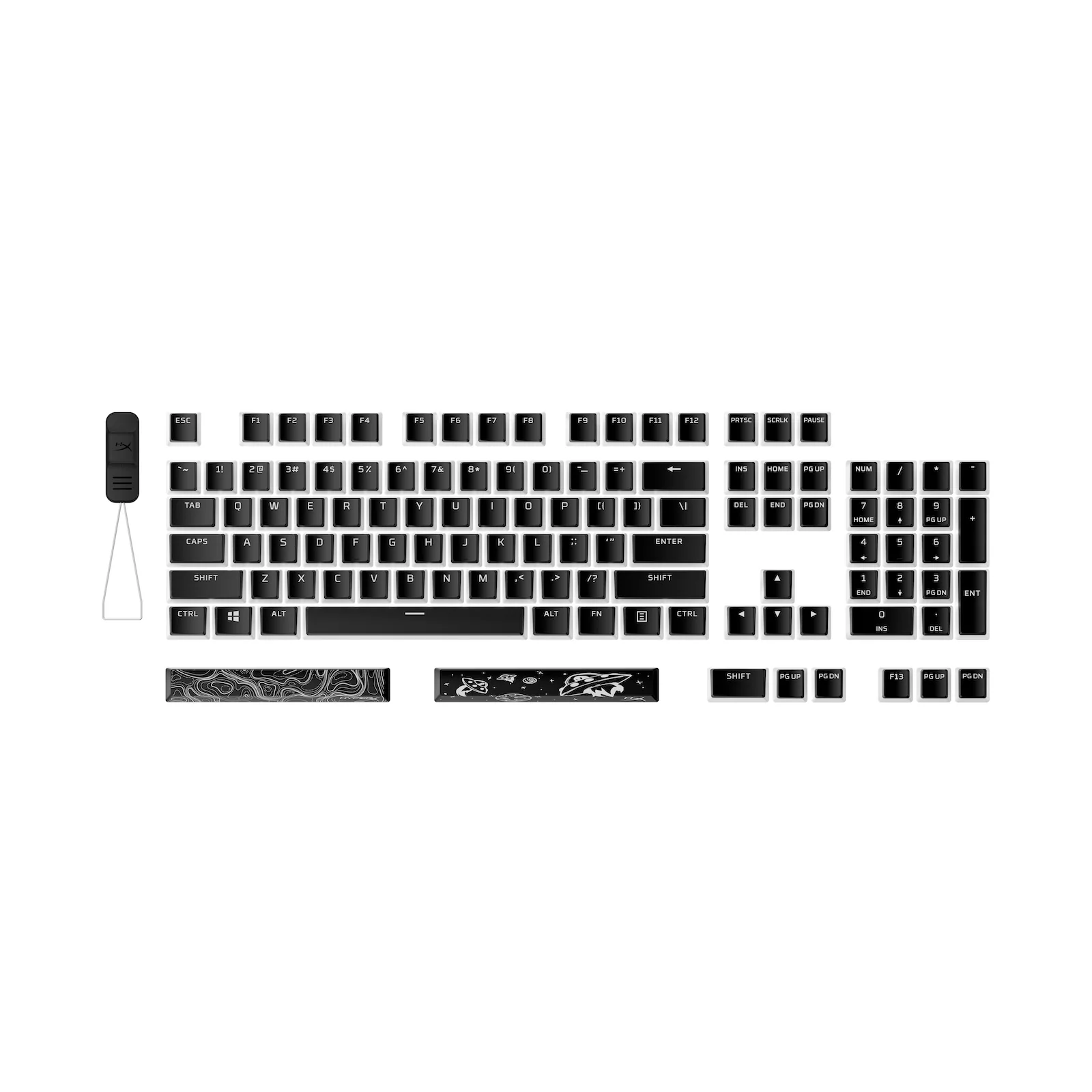 HyperX Pudding Keycaps 2 – Full Key Set – PBT - Image 11