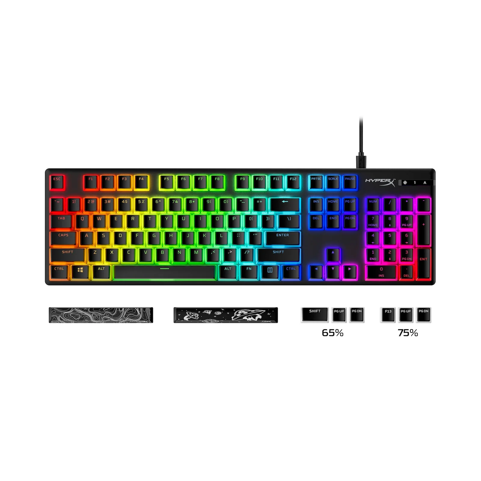HyperX Pudding Keycaps 2 – Full Key Set – PBT - Image 13