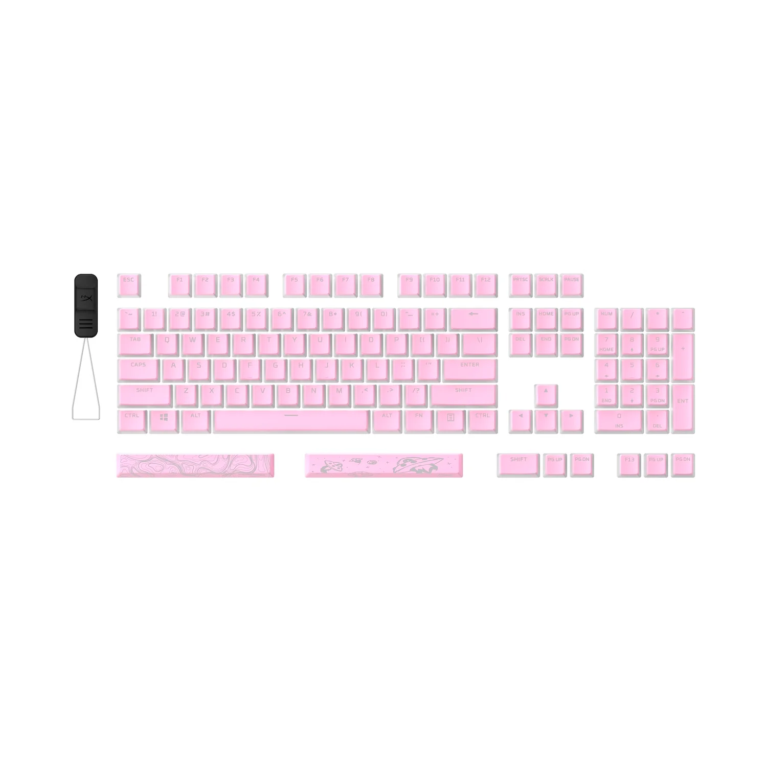 HyperX Pudding Keycaps 2 – Full Key Set – PBT - Image 3