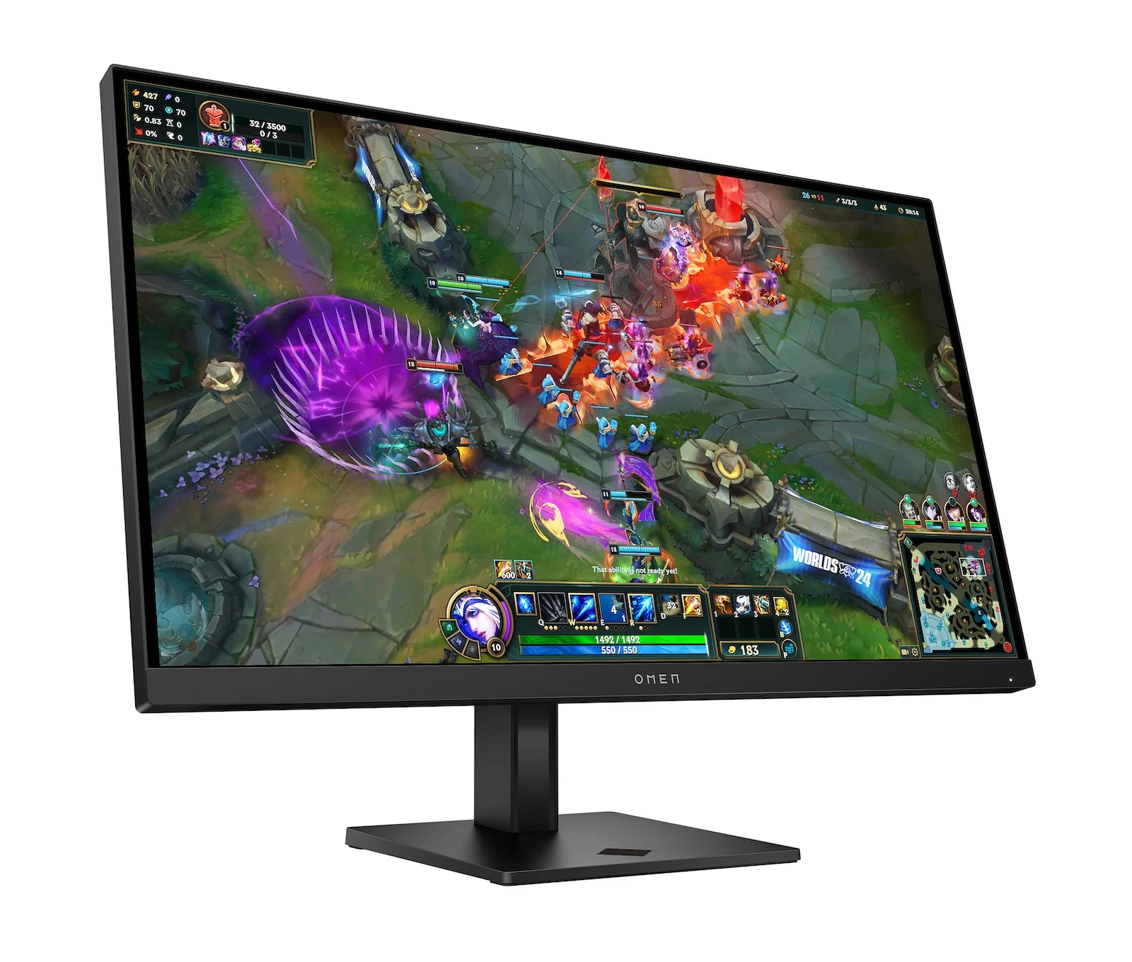 OMEN 27 inch QHD 280Hz Gaming Monitor - OMEN 27qs G2, 280 Hz, 95% Display P3, IPS Black; LCD, No integrated camera, HP Eye Ease (Eyesafe® certified) - Image 15
