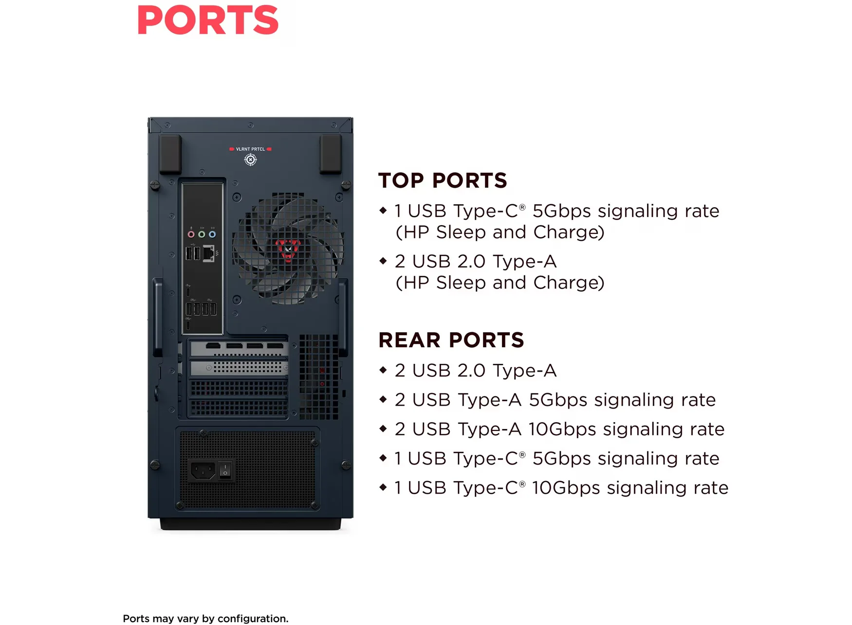OMEN 35L Gaming Desktop GT16-0120na PC, Windows 11 Home, Intel® Core⢠i7, 32GB RAM, 1TB SSD, NVIDIA® GeForce RTX⢠5060, Navy - Image 7