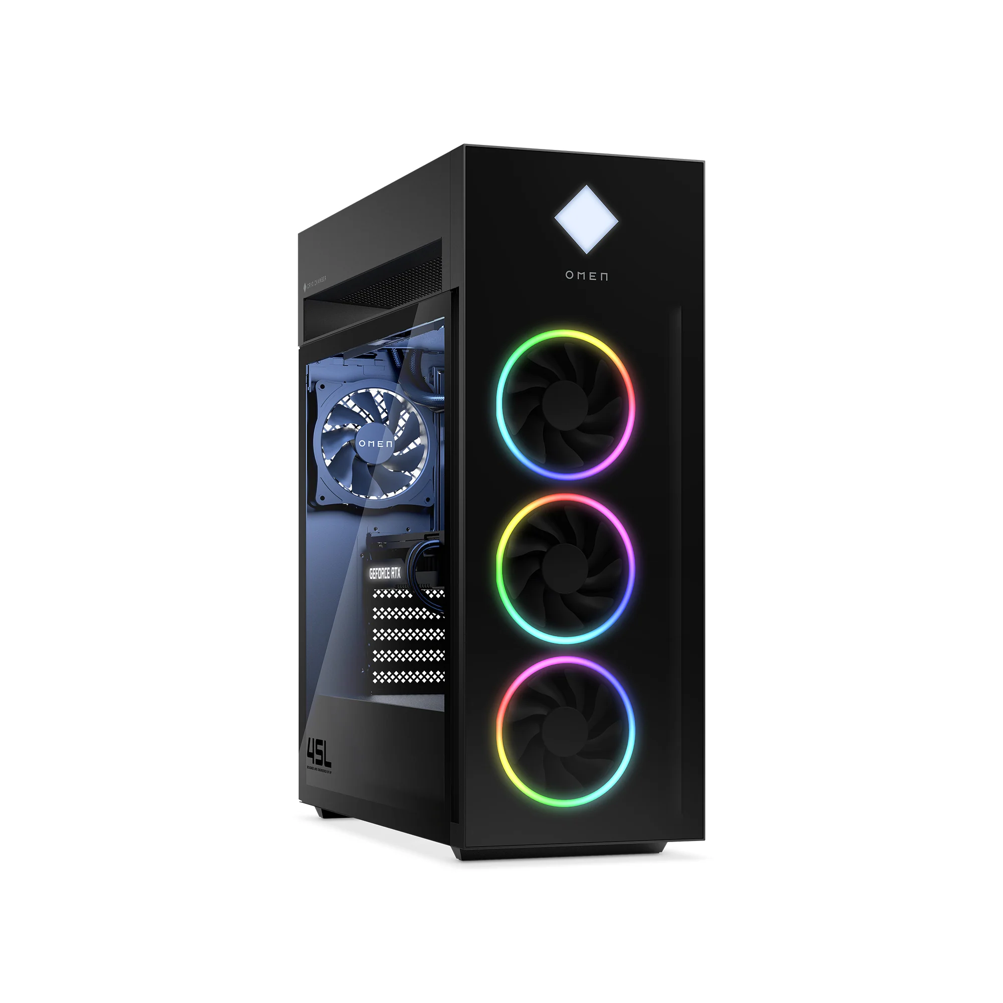 OMEN by HP 45L Gaming Desktop GT22-3003na, Windows 11 Home, Intel® Core™ Ultra 9, 64GB RAM, 2TB SSD, 2TB SSD, NVIDIA® GeForce RTX™ 5090 - Image 3
