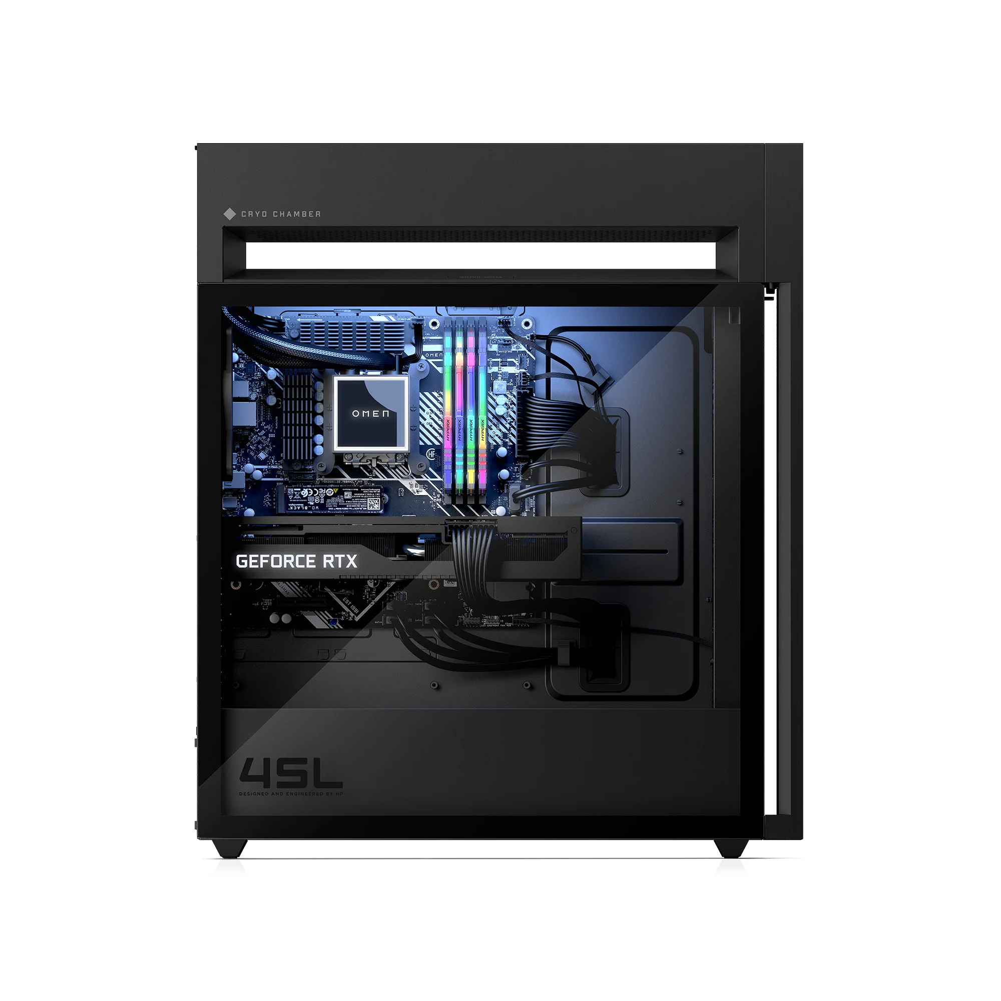OMEN by HP 45L Gaming Desktop GT22-3003na, Windows 11 Home, Intel® Core™ Ultra 9, 64GB RAM, 2TB SSD, 2TB SSD, NVIDIA® GeForce RTX™ 5090 - Image 4